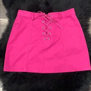 Magenta mini skirt.Only used 1.